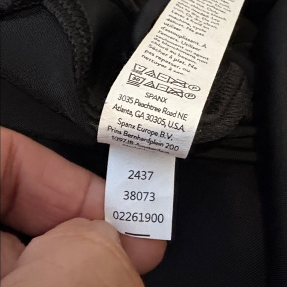 Spanx Faux Leather Leggings Black Style 2437 Size XL - Picture 11 of 12